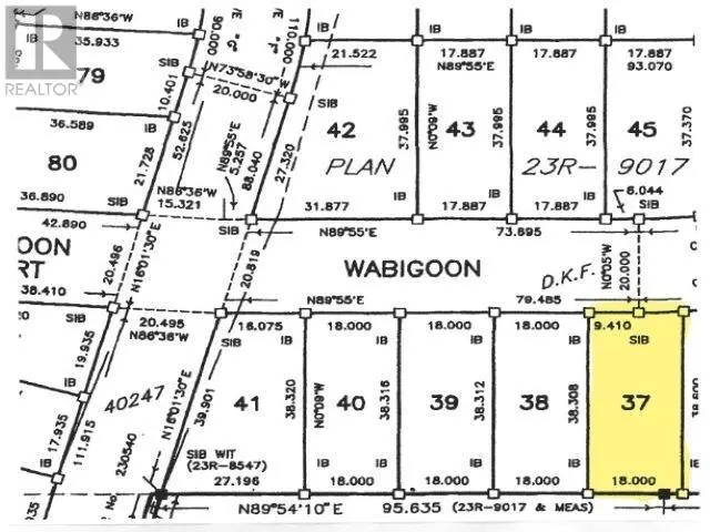 Vacant Land at 36 Wabigoon DR, Dryden