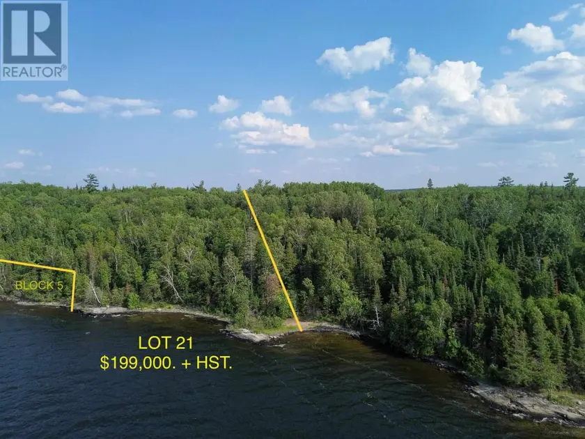 Vacant Land at 21 Five Point IS, SW of Kenora