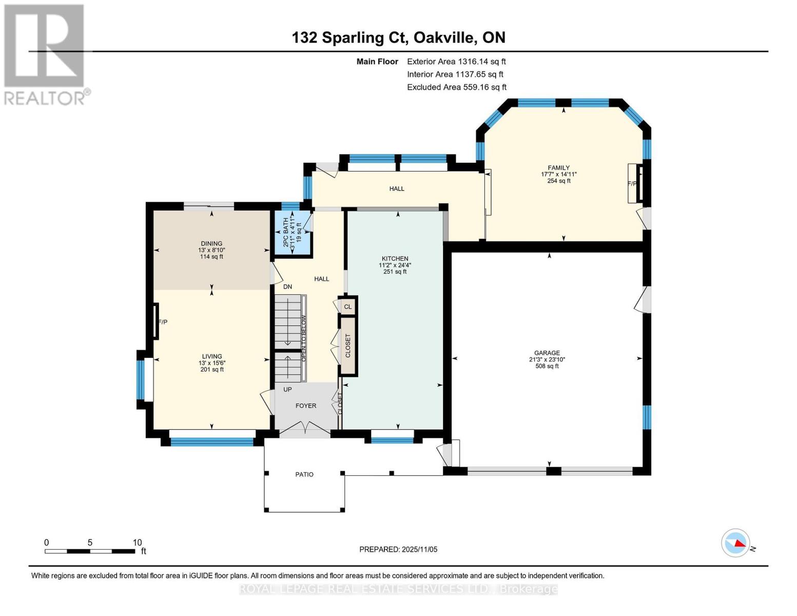 Detached at 132 SPARLING COURT, Oakville