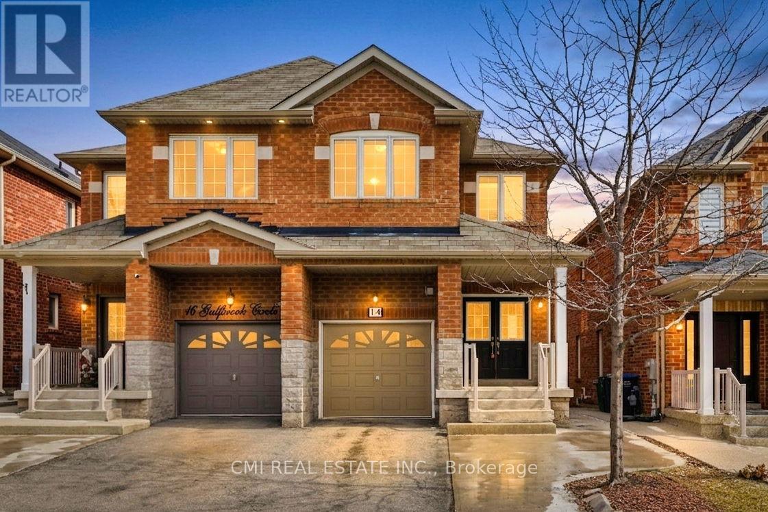 Semi-Detached/Link at 14 GULFBROOK CIRCLE, Brampton (Sandringham-Wellington)