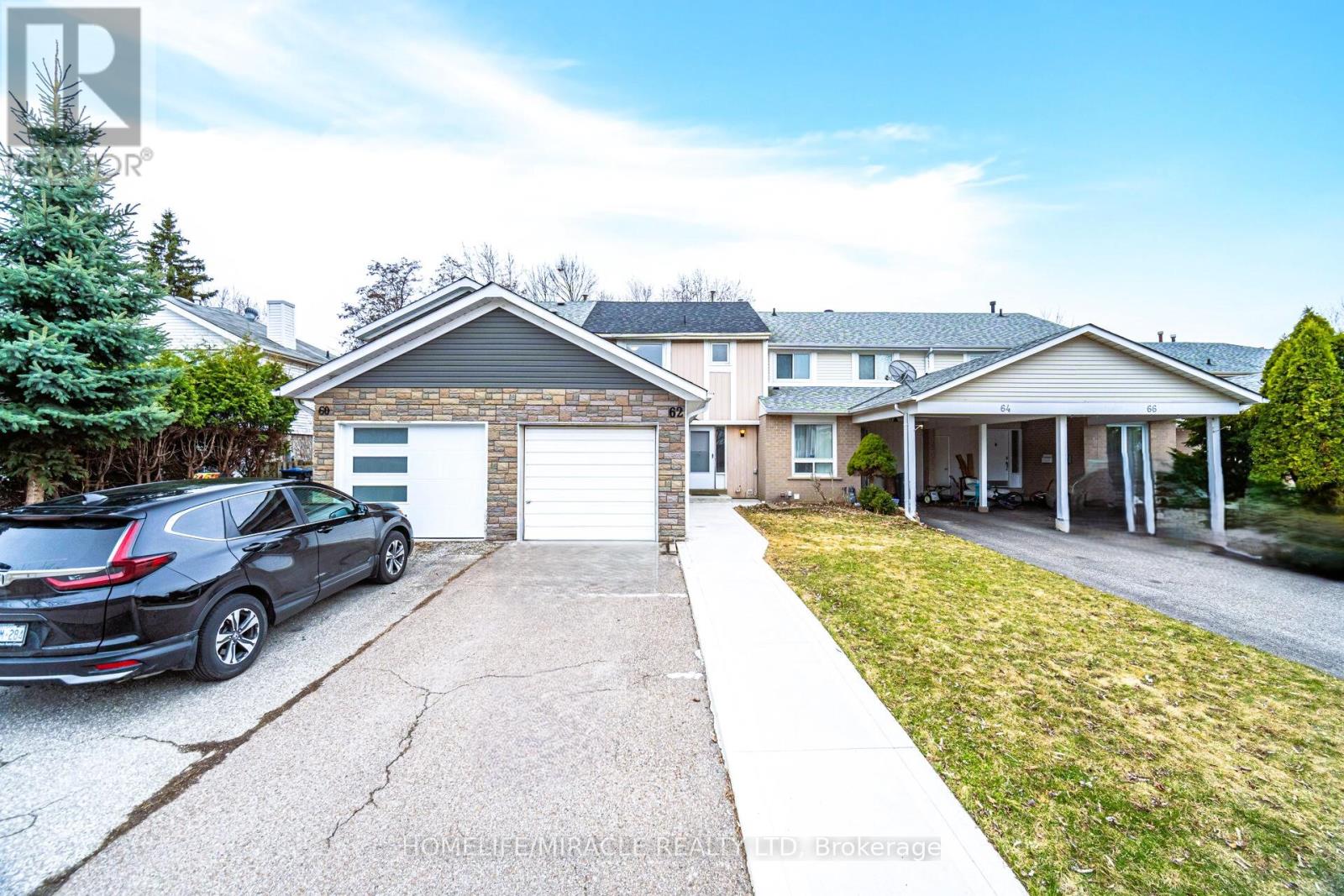 Townhouse at 62 ELMVALE AVENUE, Brampton (Heart Lake West)