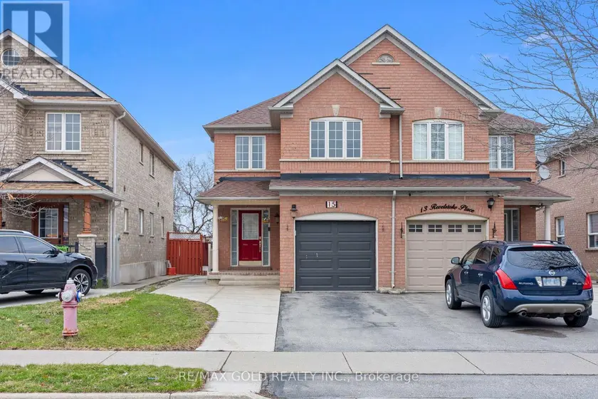 Semi-Detached/Link at 15 REVELSTOKE PLACE, Brampton