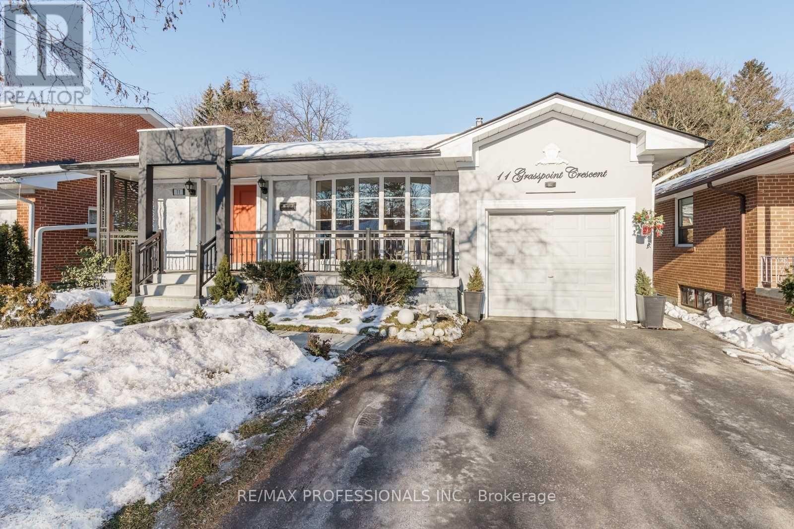 Detached at GROUND - 11 GRASSPOINT CRESCENT, Toronto (Markland Wood)