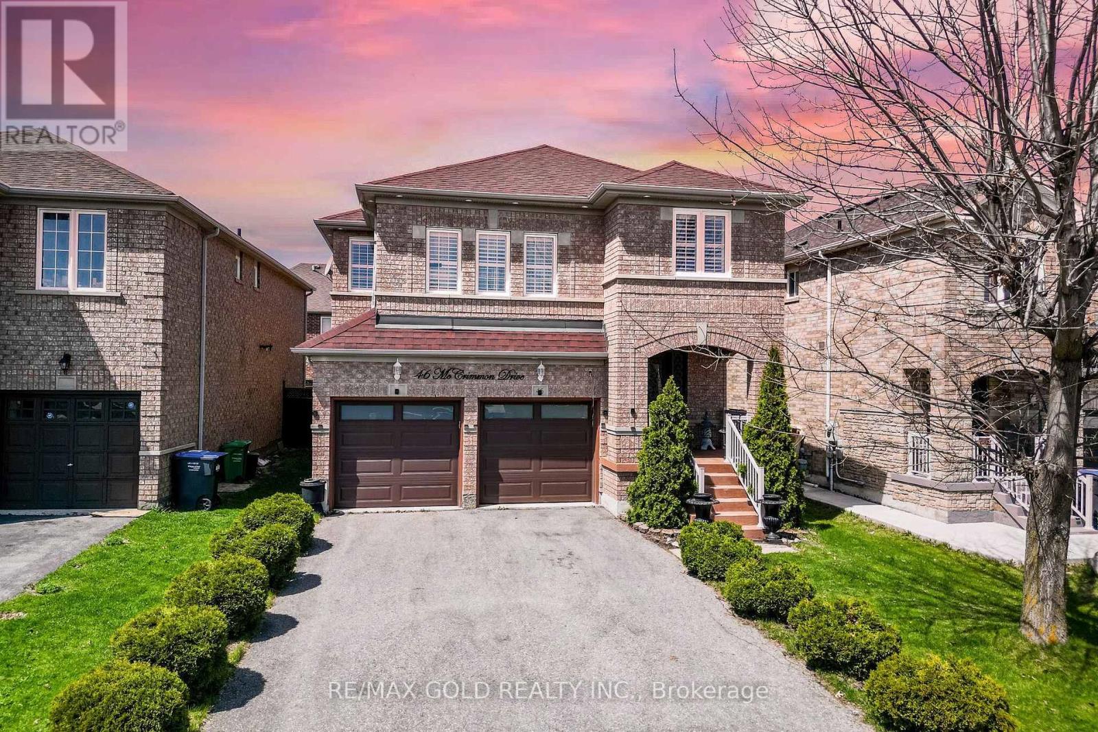 Detached at 46 MCCRIMMON DRIVE, Brampton (Fletcher's Meadow)