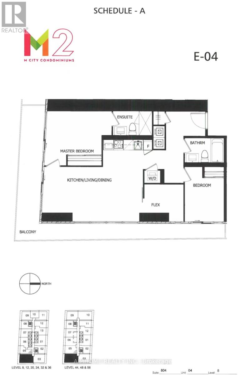Apartment at 804 - 3883 QUARTZ ROAD, Mississauga (City Centre)