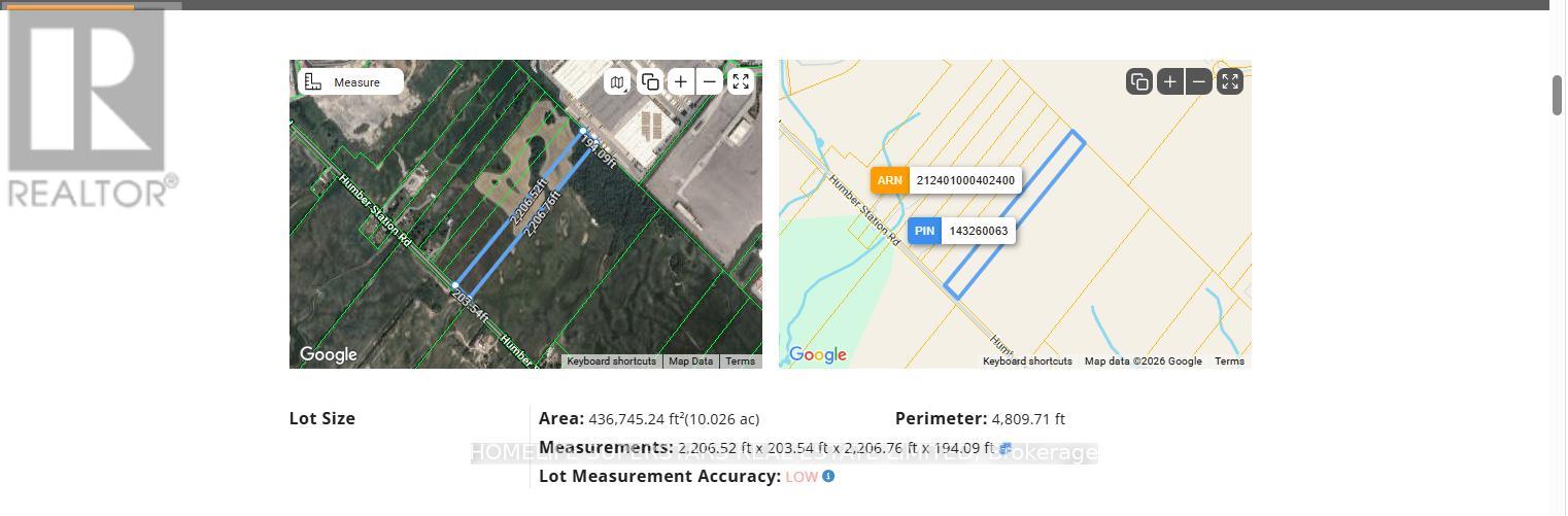 Vacant Land at PT LT8 & PT LT9, Caledon