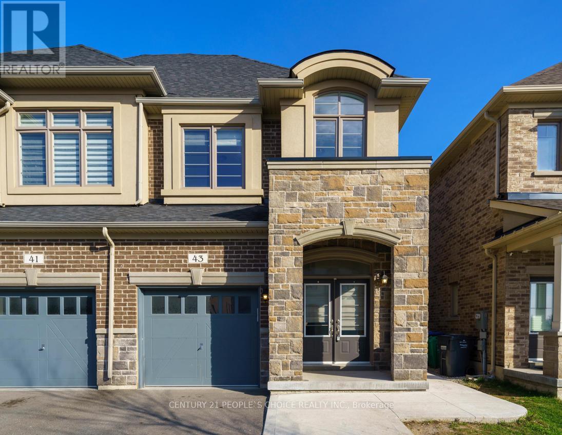 Semi-Detached/Link at 43 QUINTON RIDGE, Brampton (Bram West)