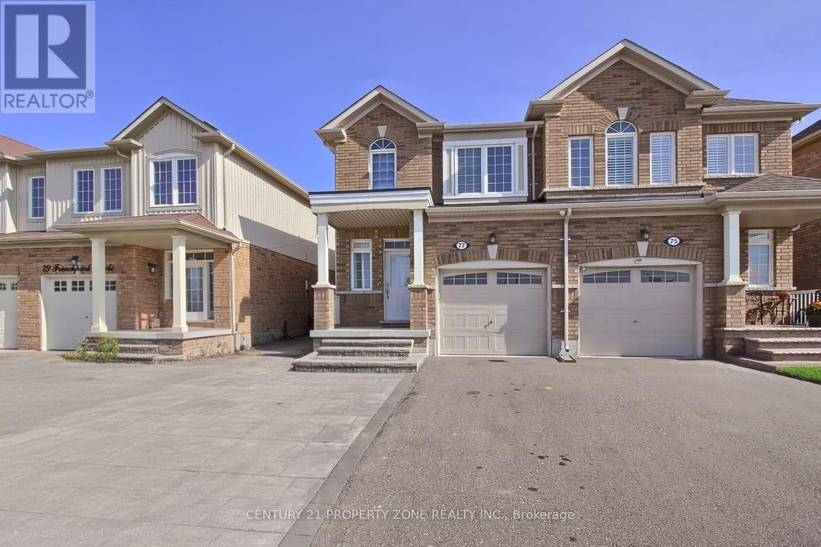 Semi-Detached/Link at BASEMENT - 77 FRENCHPARK CIRCLE, Brampton (Credit Valley)