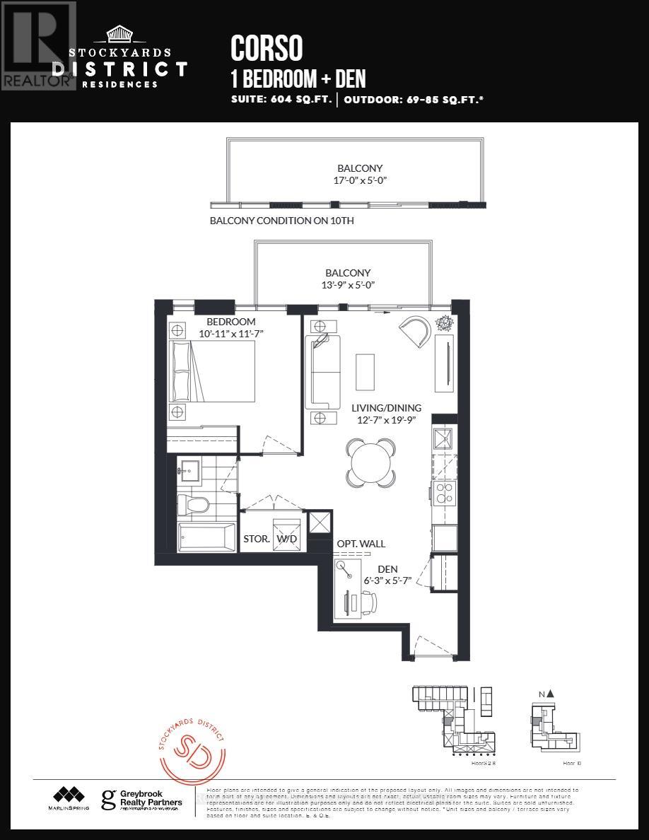 Apartment at 1011 - 2300 ST. CLAIR AVENUE W, Toronto