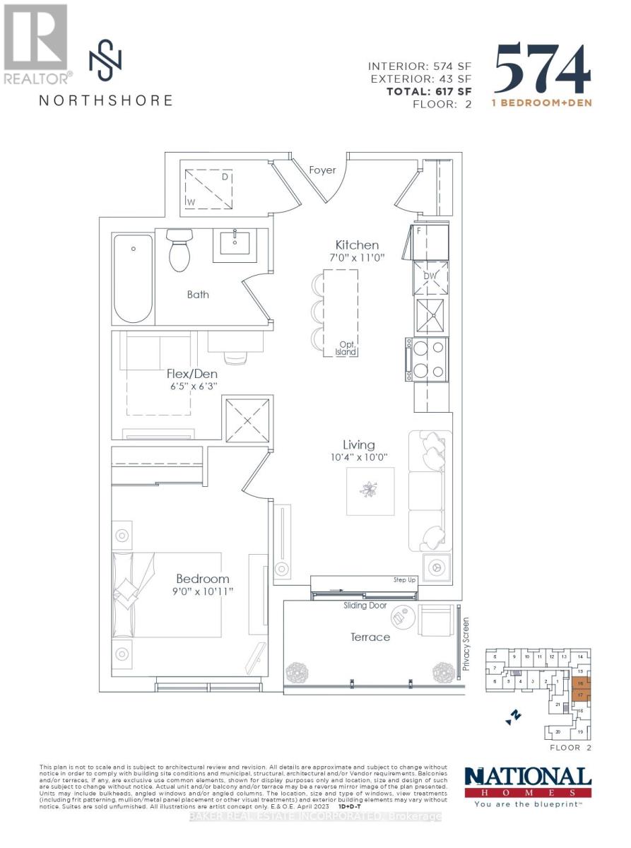 Apartment at 217 - 500 PLAINS ROAD E, Burlington