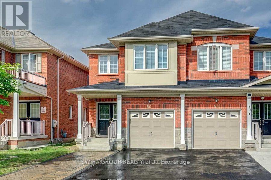 Semi-Detached/Link at 86 CHECKERBERRY CRESCENT, Brampton