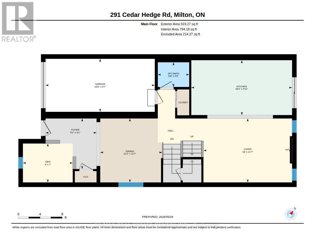 Detached at 291 CEDAR HEDGE ROAD, Milton
