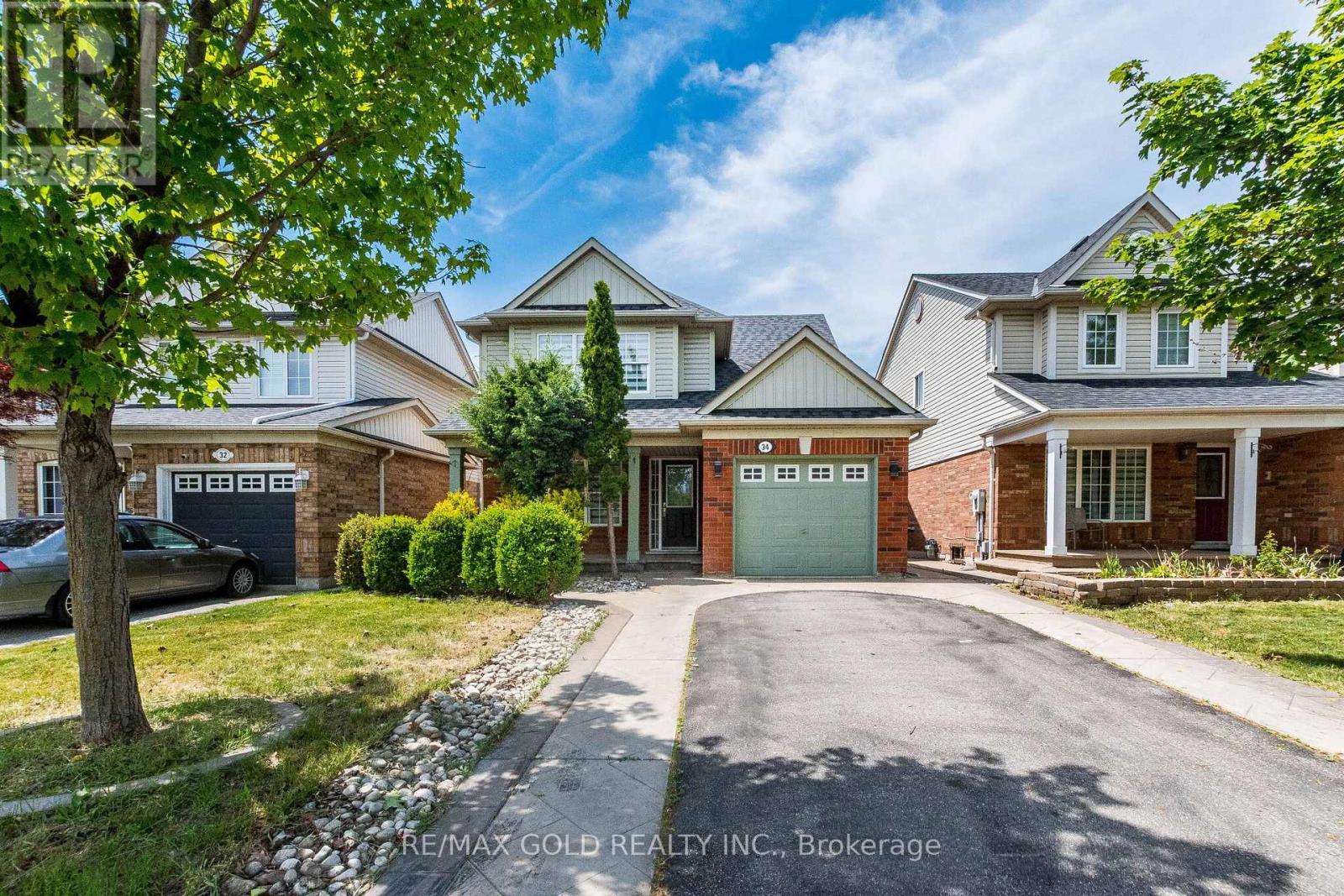 Detached at 34 WORTHINGTON AVENUE, Brampton (Fletcher's Meadow)