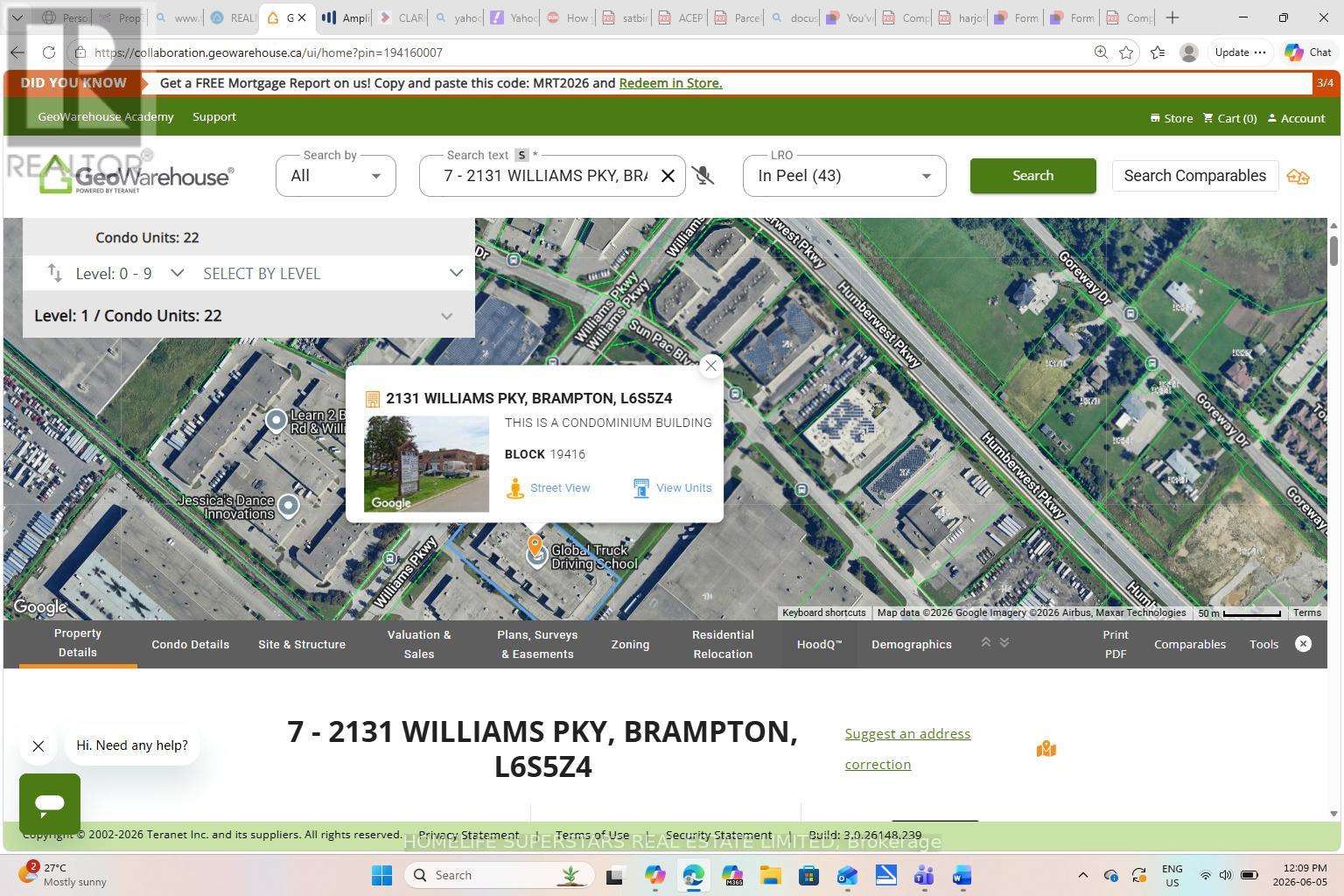 Other at 2131( UNIT 7) WILLIAMS PKY PARKWAY, Brampton