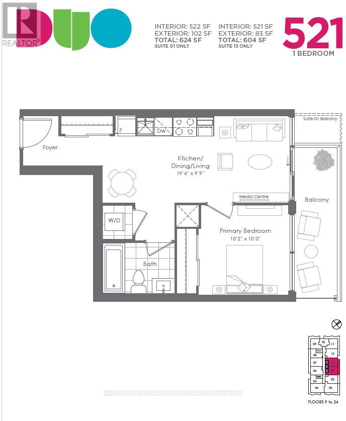 Apartment at 1801 - 260 MALTA AVENUE, Brampton (Fletcher's Creek South)