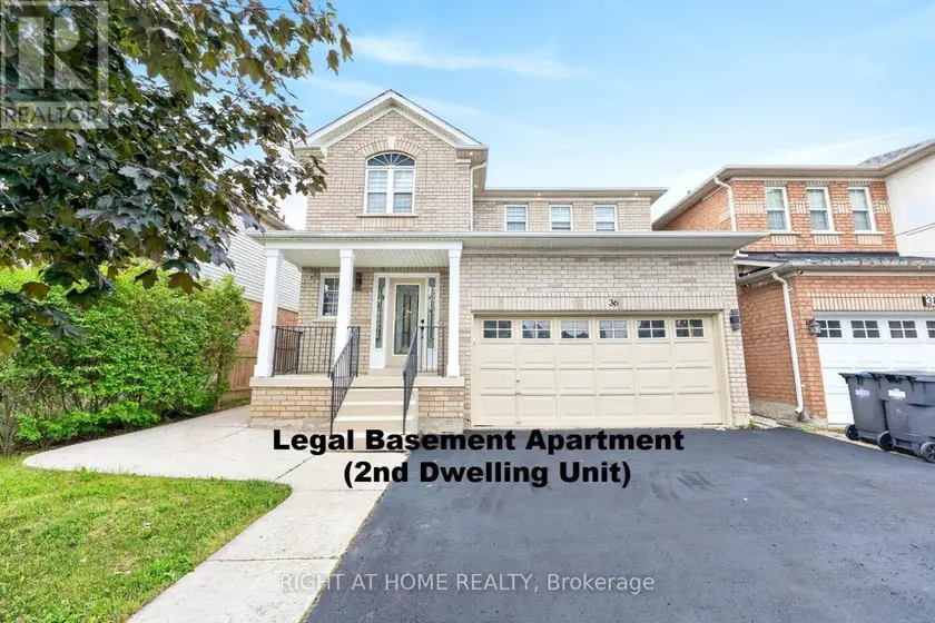 Detached at 36 EARLSBRIDGE BOULEVARD, Brampton (Fletcher's Meadow)