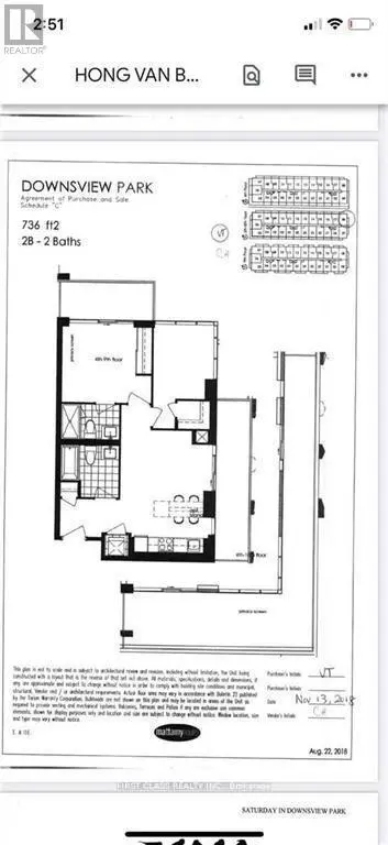 Apartment at 718 - 50 GEORGE BUTCHART DRIVE, Toronto
