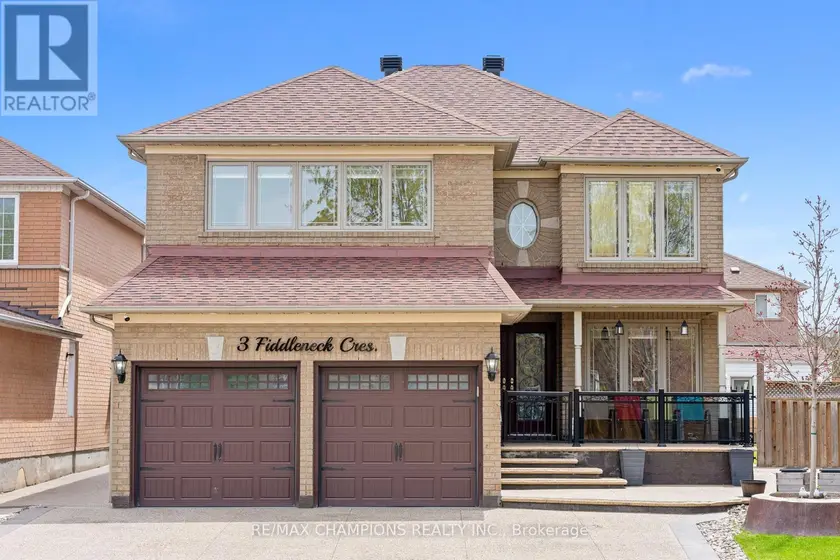 Detached at 3 FIDDLENECK CRESCENT, Brampton