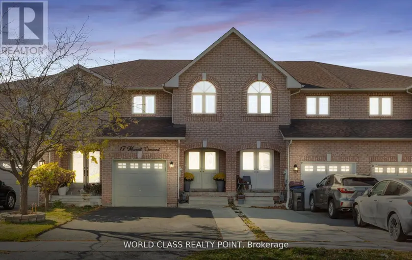 Townhouse at 17 MANETT CRESCENT E, Brampton