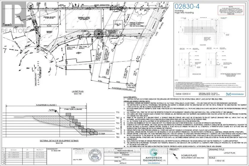 Vacant Land at 9 CARLIS PLACE, Mississauga