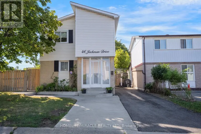 Detached at 46 JACKMAN DRIVE, Brampton