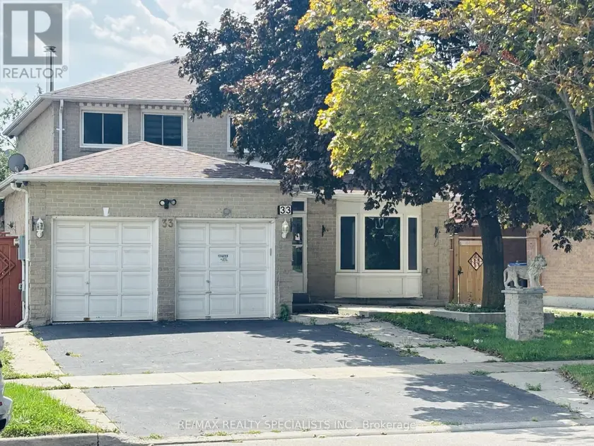 Detached at 33 CHERRYTREE DRIVE, Brampton