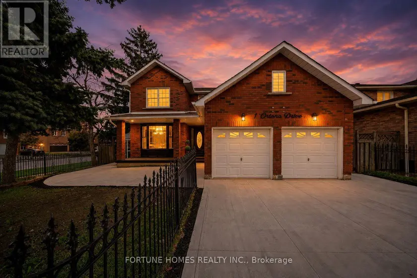 Detached at 1 ORTONA DRIVE, Brampton
