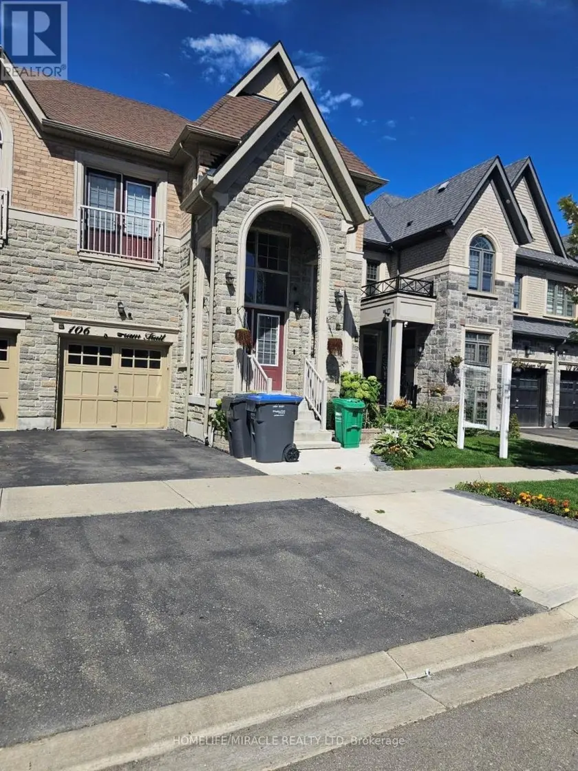 Semi-Detached/Link at BSMT - 106 DOLOBRAM TRAIL, Brampton