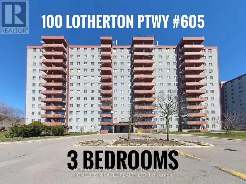 Apartment at 605 - 100 LOTHERTON PATHWAY, Toronto