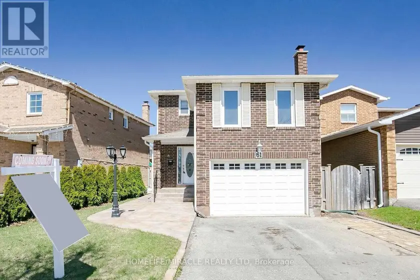Detached at 61 ALABASTER DRIVE, Brampton
