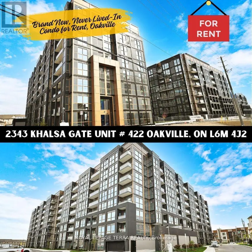 Apartment at 422 - 2343 KHALSA GATE, Oakville