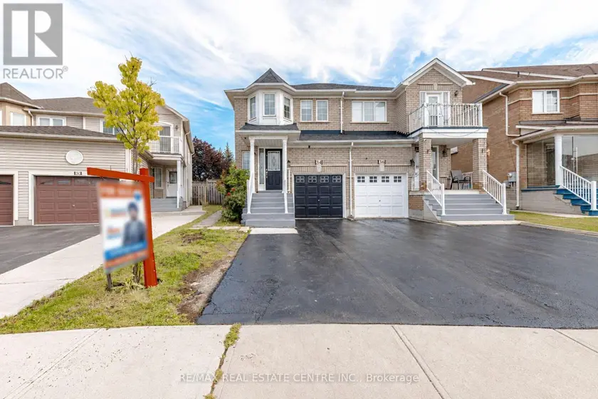 Semi-Detached/Link at 34 WEATHER VANE LANE, Brampton