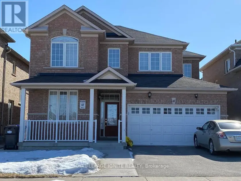 Detached at UPPER - 43 VANDERBRINK DRIVE, Brampton