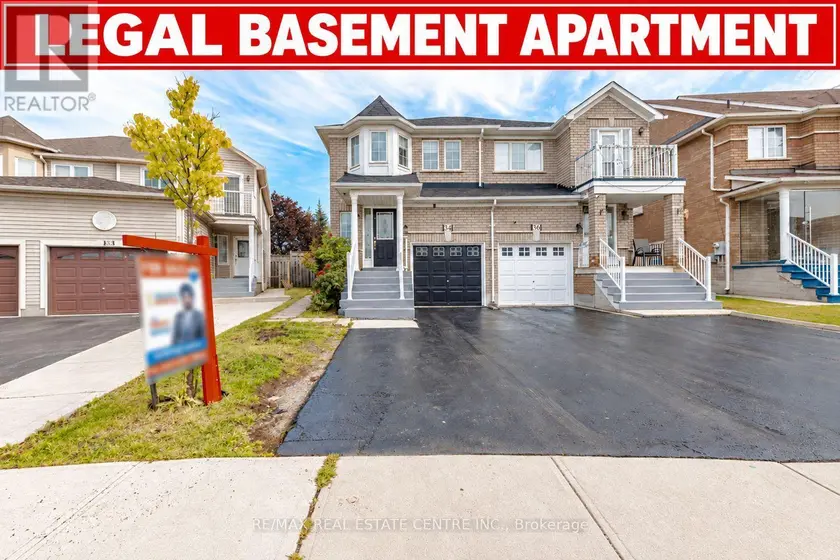 Semi-Detached/Link at 34 WEATHER VANE LANE, Brampton