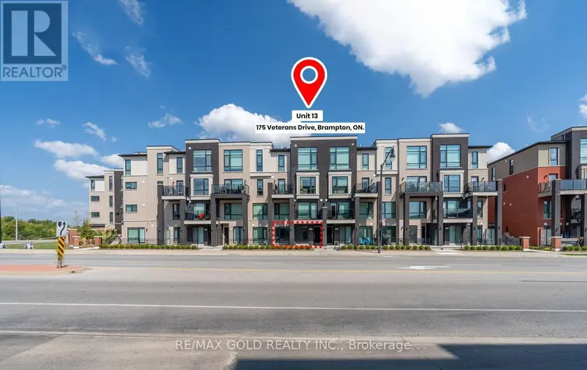Townhouse at 13 - 175 VETERANS DRIVE, Brampton