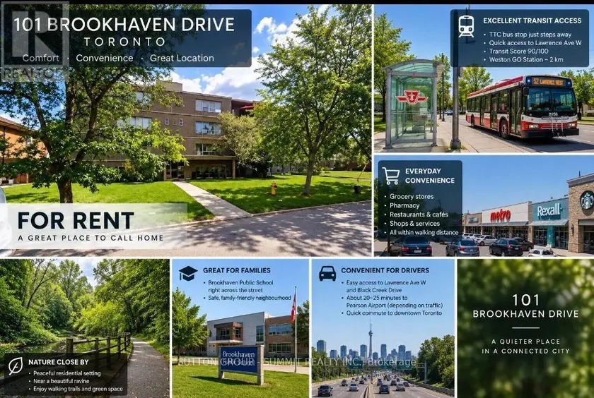 Apartment at 305 - 101 BROOKHAVEN DRIVE, Toronto