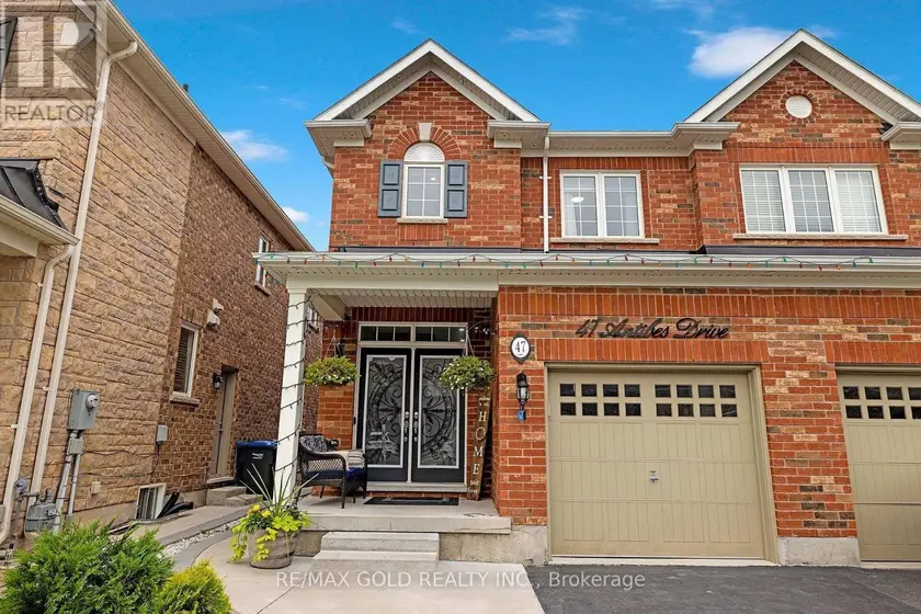Semi-Detached/Link at 47 ANTIBES DRIVE, Brampton