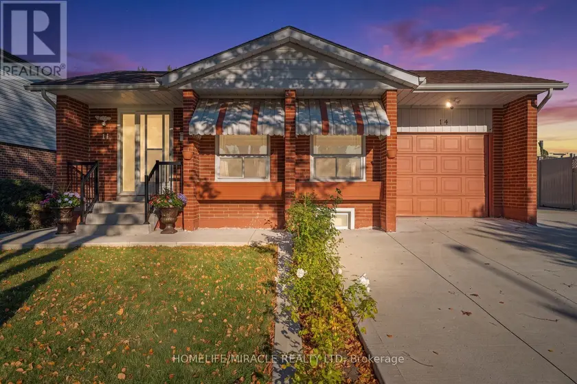 Detached at 14 TINTON CRESCENT, Toronto