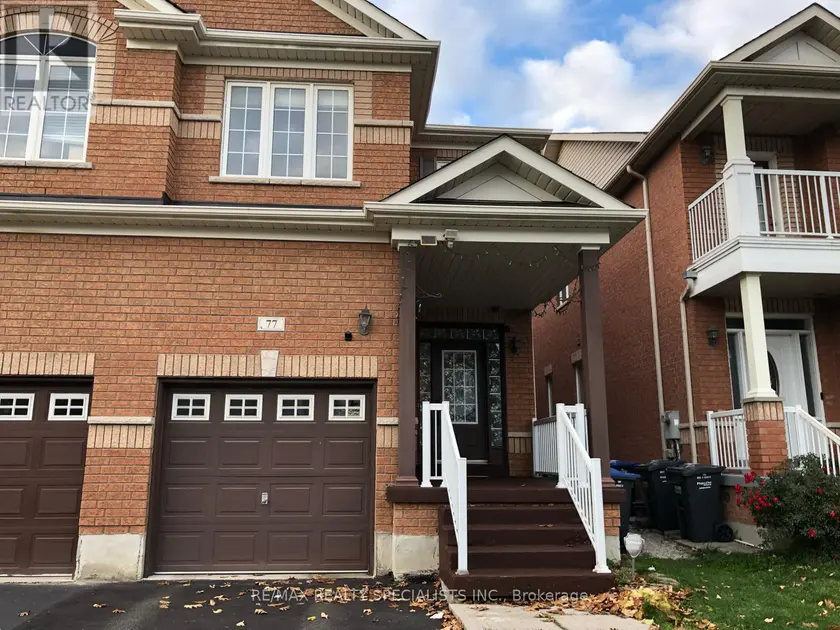 Semi-Detached/Link at 77 CALM WATERS CRESCENT, Brampton