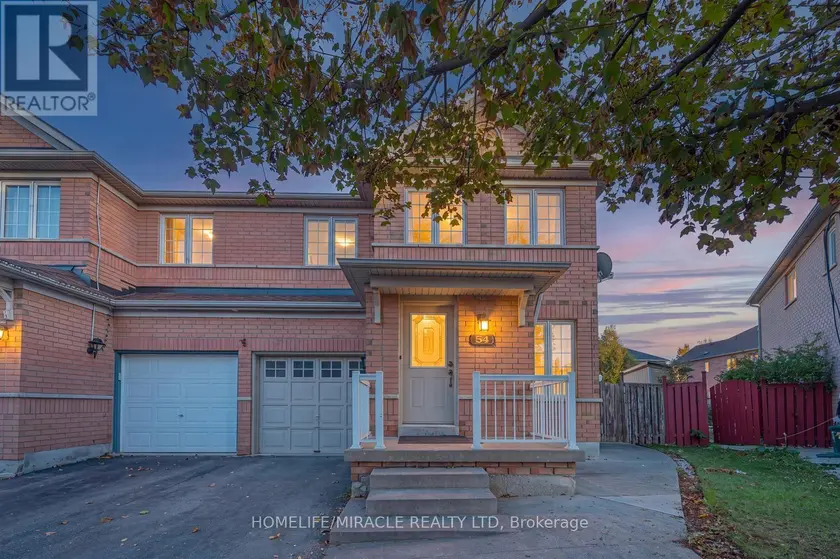 Semi-Detached/Link at 54 STARHILL CRESCENT, Brampton