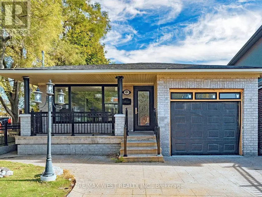 Detached at 49 DYNEVOR ROAD, Toronto