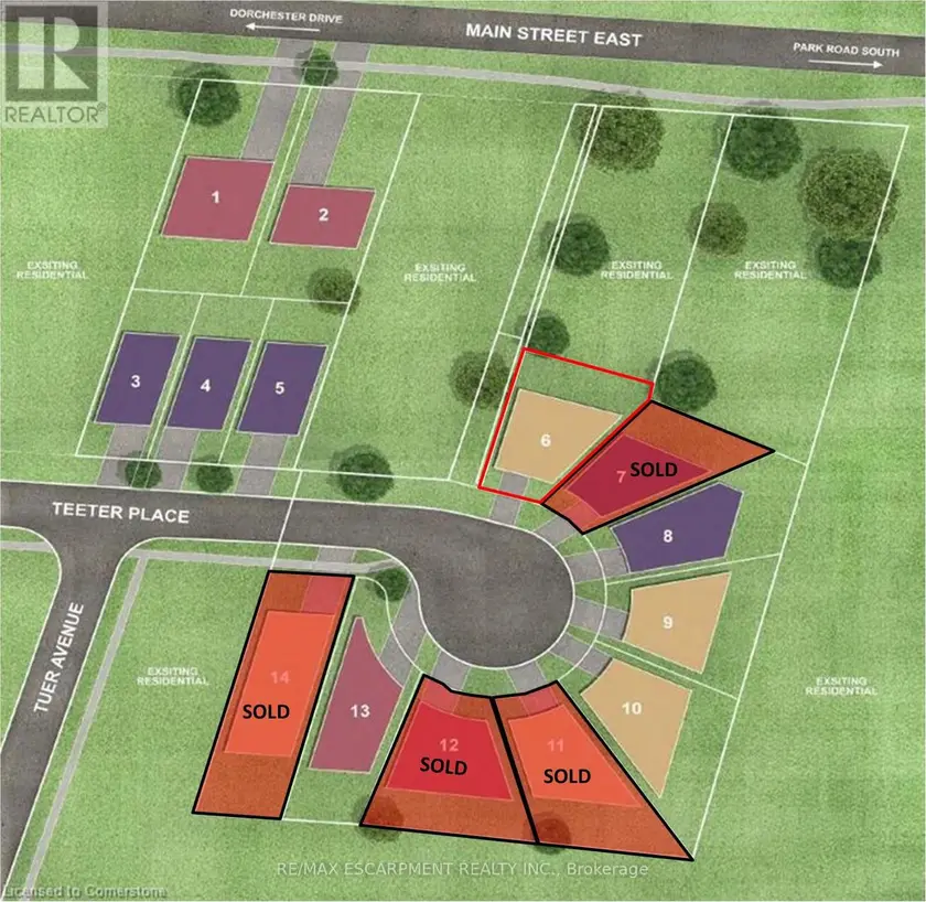 Vacant Land at LOT 6 - 21 TEETER PLACE, Grimsby