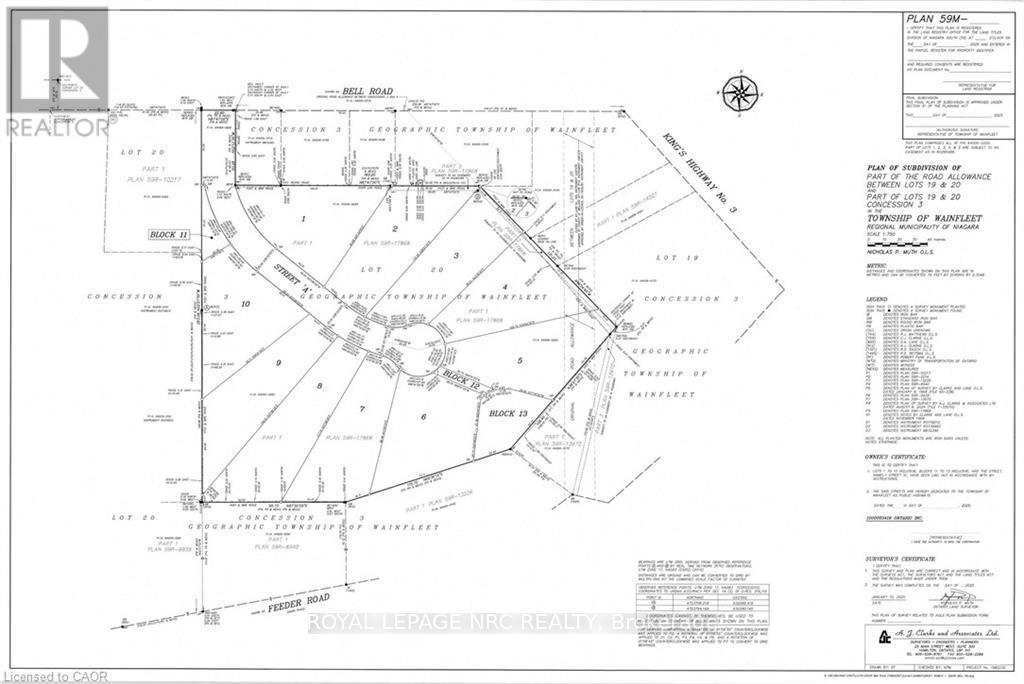 Vacant Land at #LOT 1 - 32035 BELL ROAD, Wainfleet (Marshville/Winger)