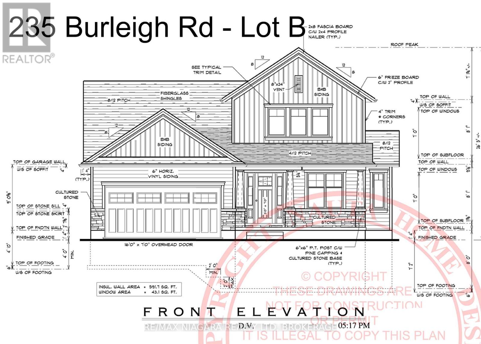 Detached at LOT B - 235 BURLEIGH ROAD N, Fort Erie (Ridgeway)