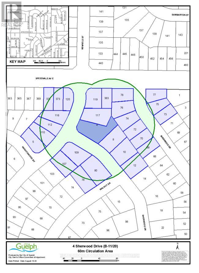 Vacant Land at 4 SHERWOOD DRIVE, Guelph (General Hospital)