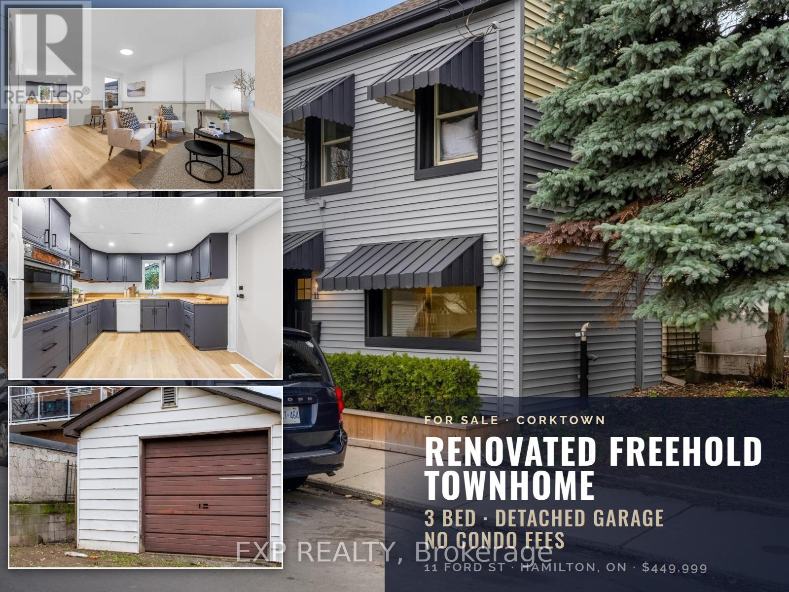 Townhouse at 11 FORD STREET, Hamilton (Corktown)