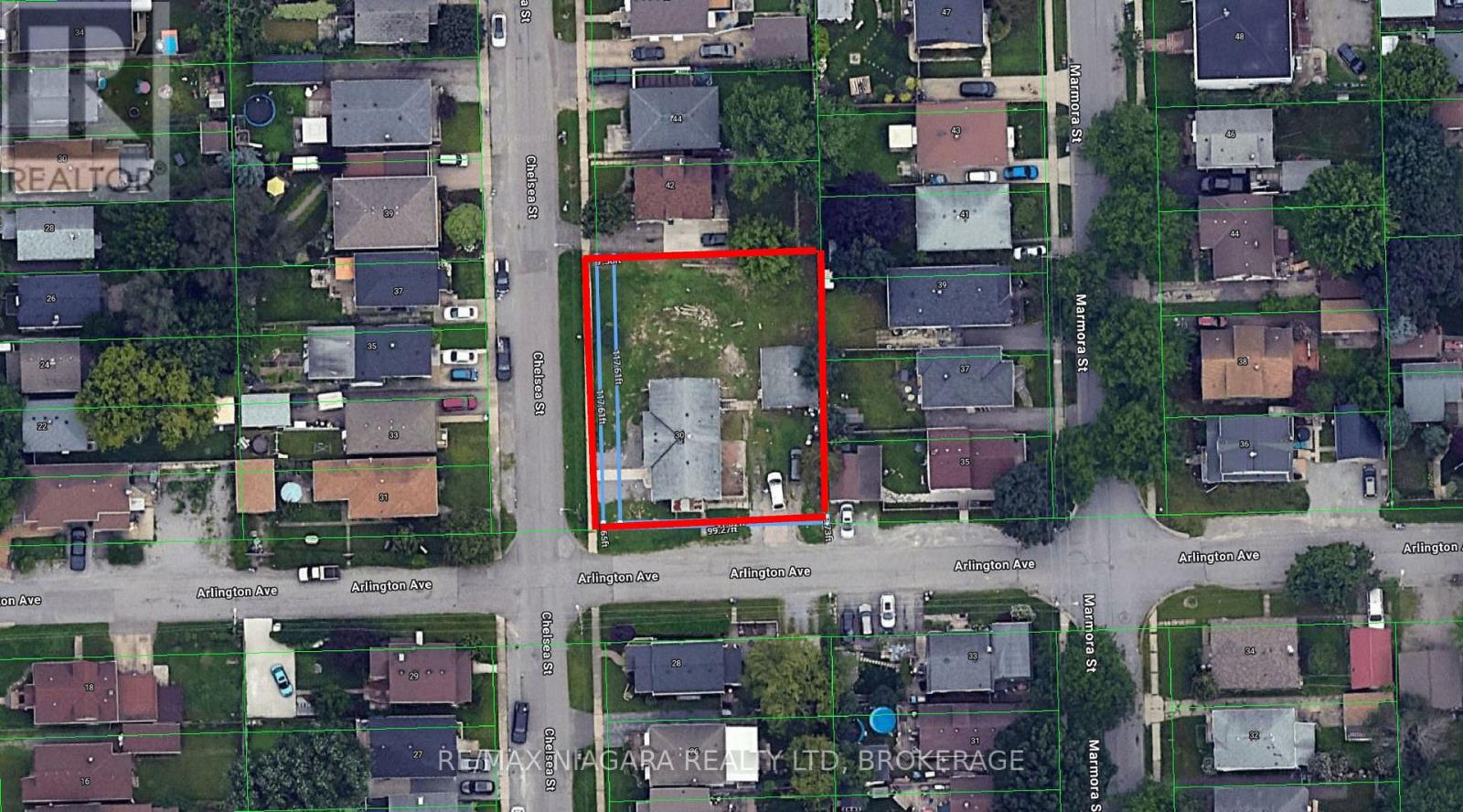 Vacant Land at 32-34 CHELSEA STREET, St. Catharines (E. Chester)