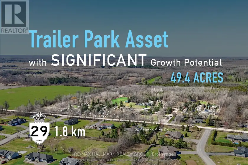 Vacant Land at 26 SALMON SIDE ROAD, Rideau Lakes