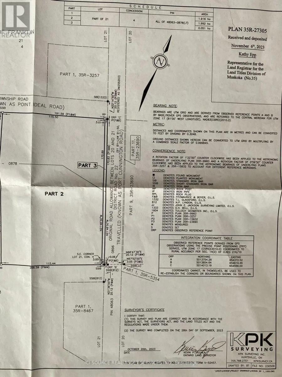 Vacant Land at 0 POINT IDEAL ROAD, Lake of Bays