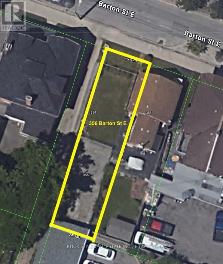 Vacant Land at 356 BARTON STREET E, Hamilton (Landsdale)